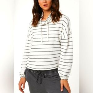 Paper crane cowl light sweater